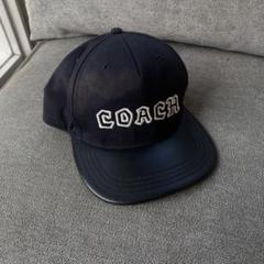 【正規品】COACH コーチ　ブラック ベースボールキャップ　新品　タグ付き COACH コーチ キャップ 89719 BLACK ニューヨーク ロゴ入り