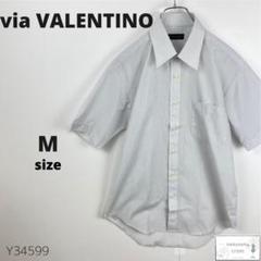 訳あり美品 via VALENTINO ワイシャツ ビジネスシャツ クールビズ