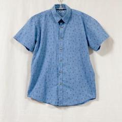 DCBC キッズシャツ Mサイズ シャンブレー いかり柄 半袖シャツ
