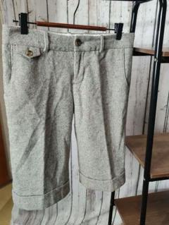 ギャップ　GAP パンツ　ハーフパンツ　ショートパンツ　羊毛混　灰色　ボタン留め