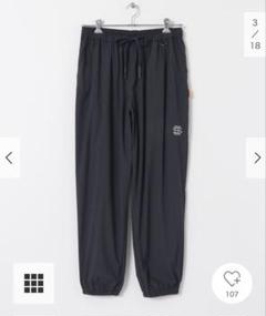 SEE SEE WIDE NYLON PANTS ブラック｜ファッション