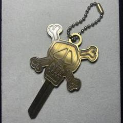 90s old stussy キーホルダー キーベース スカル ボーン ゴールド 90s old stussy キーホルダー キーベース スカル ボーン