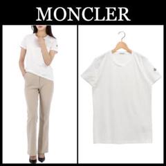 【新品未使用】MONCLER モンクレール クルーネック ワンポイント Tシャツ