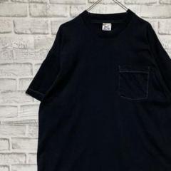 USA製90sヴィンテージTシャツ！シングルステッチ　ブラック半袖古着XL25