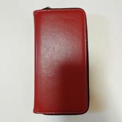 オススメ❣️ Xiammi Redmi noteスマホケース財布付き　赤　レッド