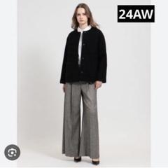 今期24AW♡セオリーリュクスFaro Ariaツイードジャケットブラック
