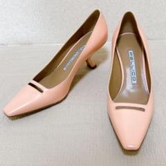 ペリーコパンプス ハイヒール ピンクベージュ 37 PELLICO アネッリフィッビア ベルベット パンプス 6.5cm PINK