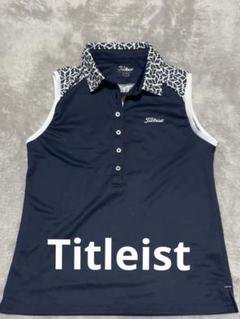 Titleistタイトリスト　ゴルフウェア　トップス　ノースリーブシャツUVケア