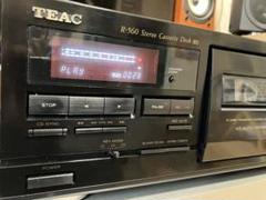 【美品・動作品】TEAC R-560 ステレオカセットデッキ／カセットテープ付き TEAC R-560 ステレオ カセットデッキ ジャンク - メルカリ