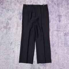 00's vintage スラックス パンツ スーツ ブラック 黒 アーカイブ