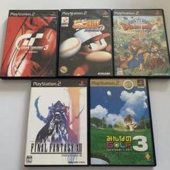 プレステ2ソフト　5本セット