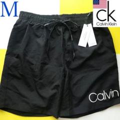 【新品】Calvin Klein USA メンズ 水着 M 黒