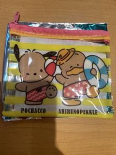 スシロー　はぴだんぶい コラボ　ポーチ　ファスナーポーチ