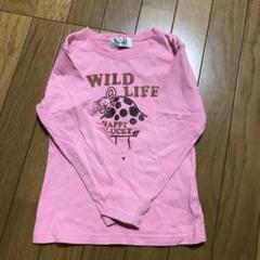 WILD LIFE HAPPY LUCKY 長袖Tシャツ ピンク
