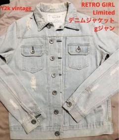 Retro Girl デニムジャケット Y2k vintage unisex