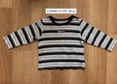 COMMECAISM コムサイズム キッズ服 ロンT ブラック 80cm