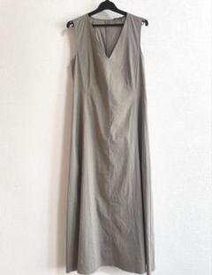 theory　ストレッチリネン　美シルエットロングワンピース　２　美品