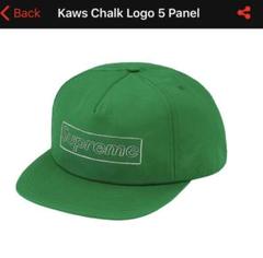 帽子 SUPREME 21SS KAWS Chalk Logo 5-Panel Cap Supreme KAWS Chalk Logo 5-Panel Black - SS21 - US