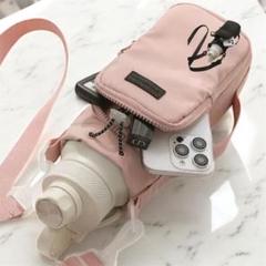 ピンク 新品 水筒カバー 水筒ケース ペットボトル ケース付きポーチ 耐水