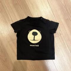 mont-bell クマ顔プリント Tシャツ 80サイズ ブラック