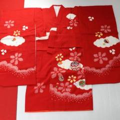 【七五三】着物 伊達衿付き 襦袢セット 汚れ有