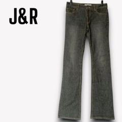 ジェイアンドアール【36】パンツ ストレート ポケット付 綿混 f708