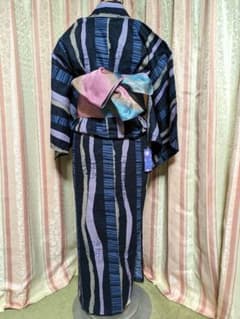 売り切れました】大人用兵児帯 ハンドメイド ろうけつ染 紬