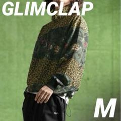 GLIMCLAP トラックジャケット☆M レオパード ボタニカル M ☆GLIMCLAP トラックジャケット☆M レオパード ボタニカル