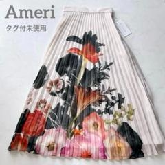 スカート Ameri MEDI ROENTGEN FLOWER PLEATS SKIRT MEDI ROENTGEN FLOWER PLEATS SKIRT（スカート）｜Ameri（アメリ