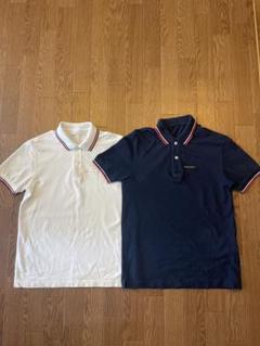 PRADA プラダ　XSサイズ　ポロシャツ　Tシャツ　ネイビー　ホワイト　2点 PRADA プラダXSサイズポロシャツTシャツネイビーホワイト2点