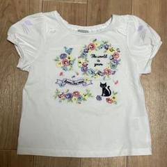 アナスイミニ　Tシャツ ネコ　　刺繍