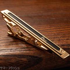 オールドディオール マットブラック×ゴールド Dior ヴィンテージネクタイピン