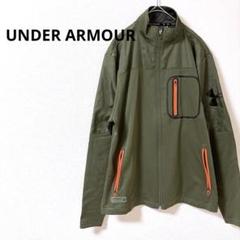 【 アンダーアーマー】メンズ アウター ジャンパー ハイネック ポイントロゴ