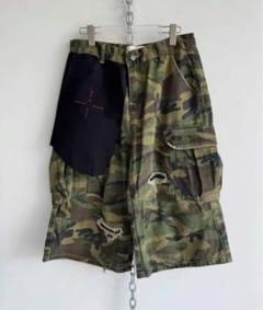 triangle project jorts 迷彩　カモ TRIANGLE PROJECT 迷彩ショートパンツ カーゴショートパンツ