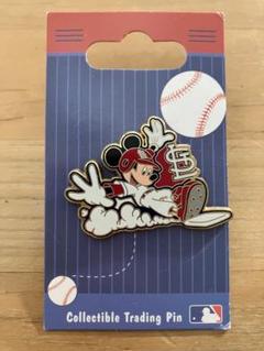 ディズニーMLB セントルイス・カージナルス　ピンバッチ