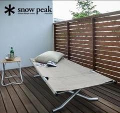 snow peak 折りたたみコット ベージュ【お値下げ中】 snow peak 折りたたみコット ベージュ【お値下げ中】 アウトドア寝具