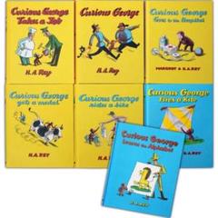 音声本Curious George7冊　英語音声絵本のサムネイル