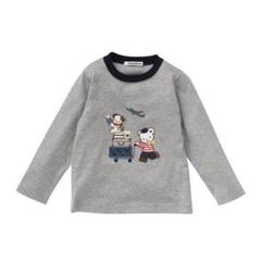 ファミリア】長袖 カットソー ロンT Tシャツ ファミちゃん 刺繍