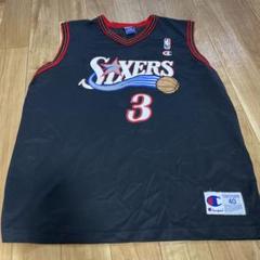 champion×シクサーズ アレンアイバーソン ユニフォーム　40サイズ