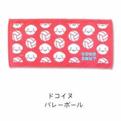ぶかつだ! ドコイヌ フェイス タオル 【⠀バレーボール⠀】