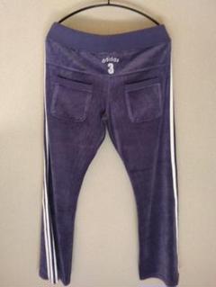 00s adidas トラックパンツ レイカーズカラー 紫 XL相当 00s adidas トラックパンツ バギー レイカーズカラー 紫 XL相当