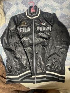 FILA 80s 90s フィラ 袖レザー テディスタジャン オーバーサイズ FILA 80s 90s フィラ 袖レザー テディスタジャン オーバーサイズ