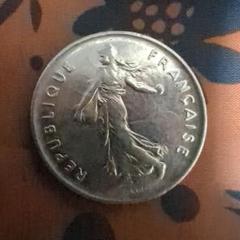 本物保証　1824年 フランス 5フラン銀貨、アンティークコイン フランス アンティークコインの歴史と価値【15種のコイン