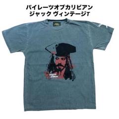 ●古着Disneyパイレーツオブカリビアンジャックスパロウ ヴィンテージTシャツ