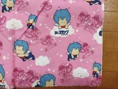 Dr.スランプ アラレちゃん ガッチャン 生地 ハギレ 当時物 レトロ 鳥山明 Dr.スランプ アラレちゃん ガッチャン 生地 ハギレ 当時物