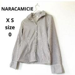 ナラカミーチェ　長袖シャツ　ブラウス　ブラウン系　X S相当　オフィス　ビジネス