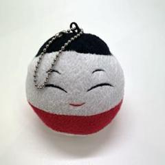 起き上がり小法師　福島　ご当地キャラ　キーホルダー ぬいぐるみ素材 約8cm