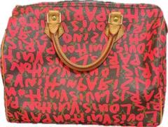 ルイヴィトン ステファン スプラウス グラフィティー スピーディー 30 バッグ LOUIS VUITTON X Stephen Spriuse Monogram Graffiti Speedy 30