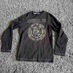 DIESEL 　美品長袖カットソー ブラック