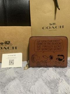 スヌーピー 二つ折り財布 COACH メンズ Amazon | [コーチ] 純正紙袋＆スヌーピー特製カード付 財布
